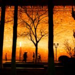 Photo Graveyard silhouette